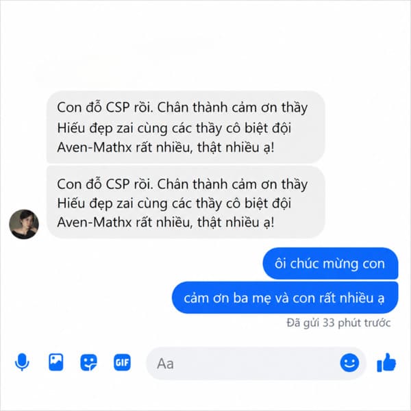 Phu huynh chia se ve buoi hoc tai trung tam MathX