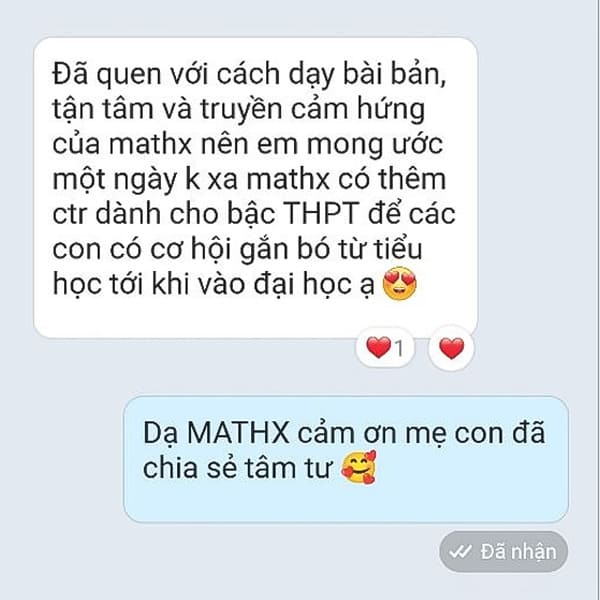 Phu huynh phan hoi ve khoa hoc MathX