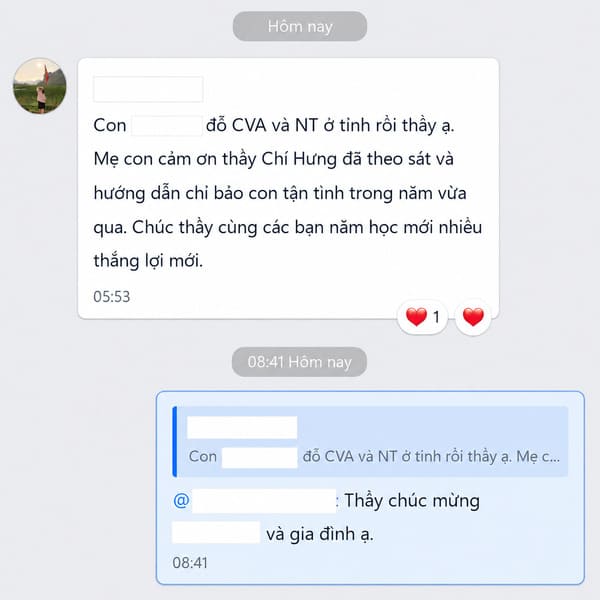 Phu huynh chia se ve tien bo cua con khi hoc online
