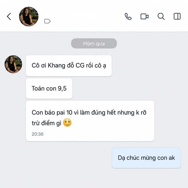 Phu huynh hai long voi lop hoc online MathX