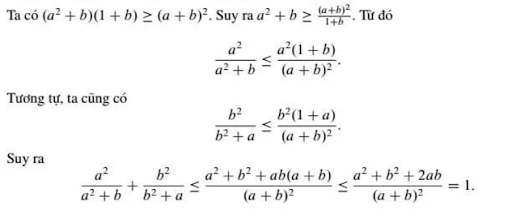 Sử dụng bất đẳng thức Bunyakovsky để giải bài toán đề thi tuyển sinh