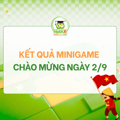 THÔNG BÁO KẾT QUẢ MINIGAME CHÀO MỪNG NGÀY 2/9